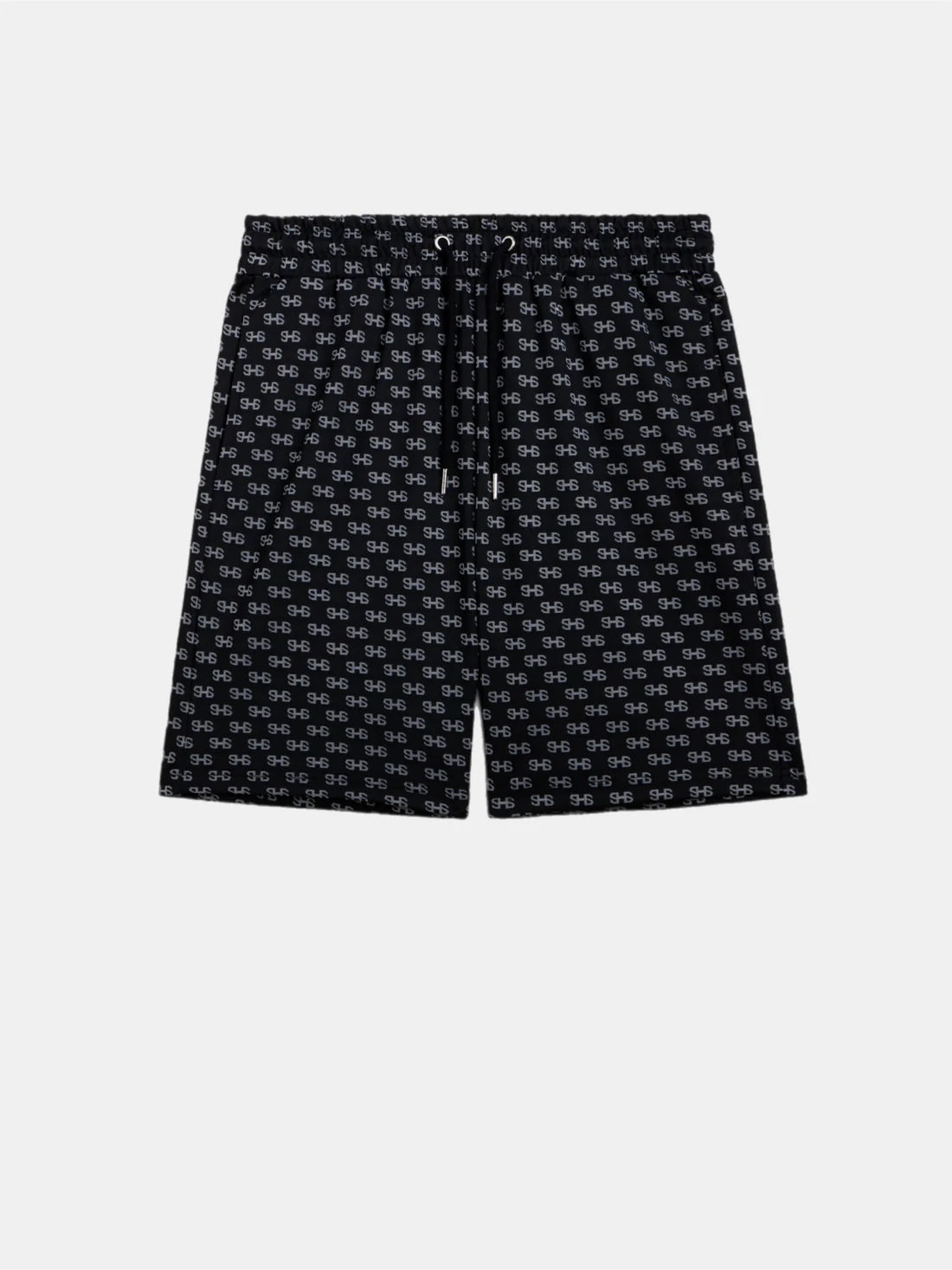 BLACK GARDEN SHORT(silk,cotton Jacquard