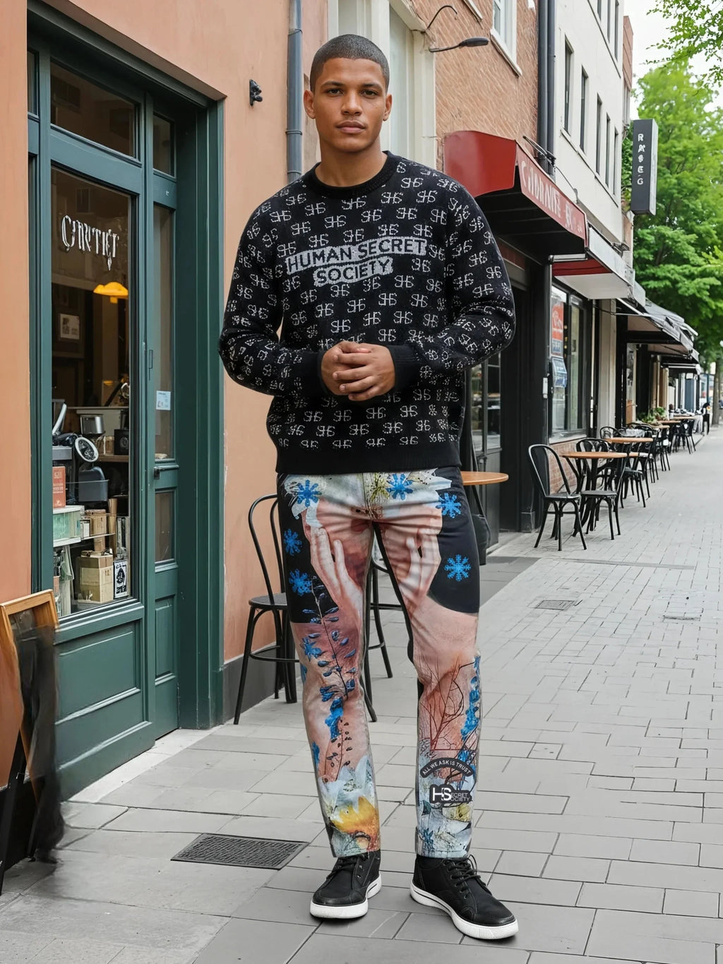 HUMAN ART JEAN Unique Handmade Denim Pants
