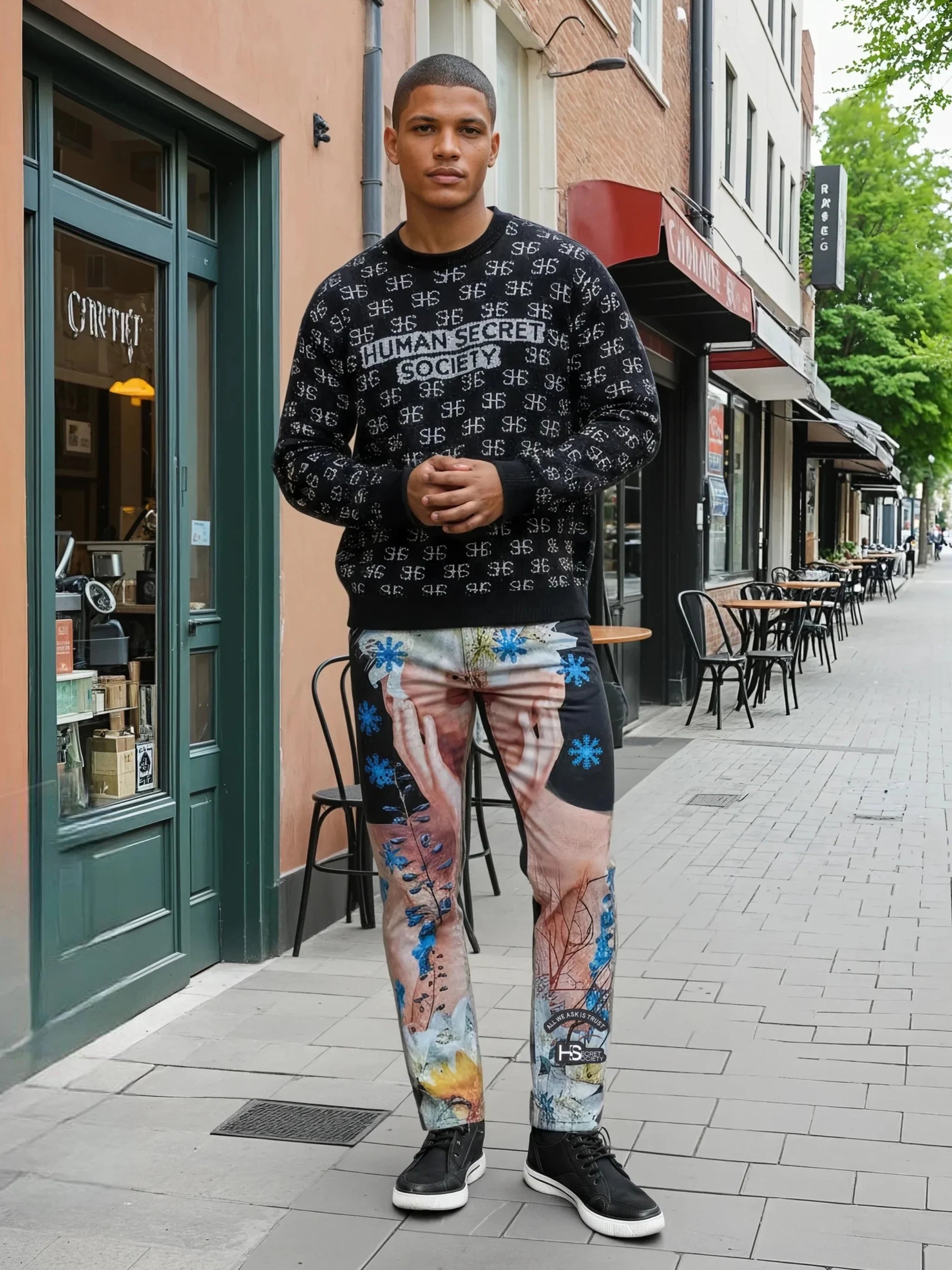 HUMAN ART JEAN Unique Handmade Denim Pants