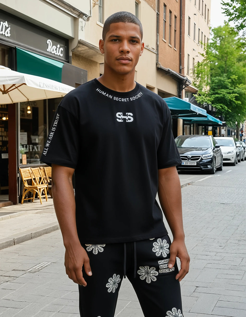 NECKLACE TEE ( SILK/MODAL/COTTON).